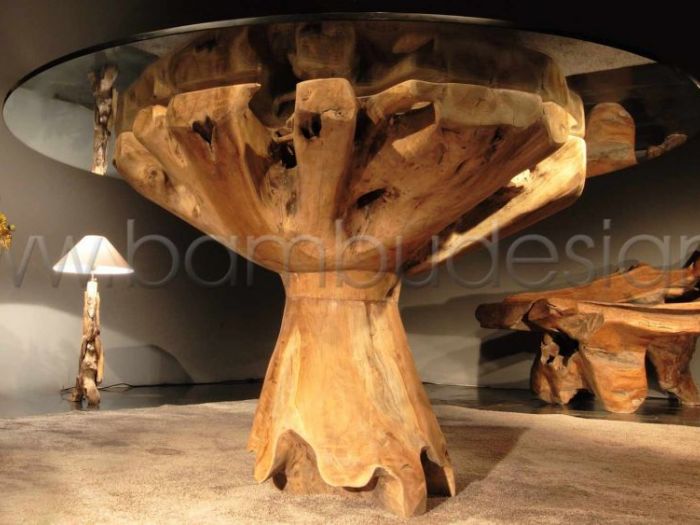 Archisio - Bambu Design - Progetto Tavoli basi tavolo sedie poltroncine