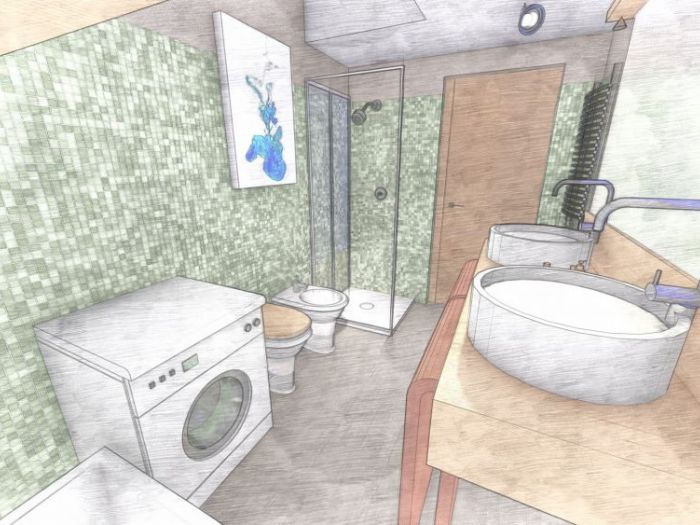 Archisio - Andrea Sorci Natural Living - Progetto Ipotesi di ristrutturazione villa a roma