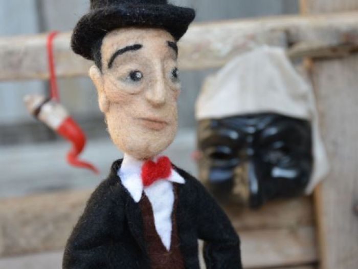Archisio - Pupillae Art Dolls - Progetto Bambole di feltro principe antonio de curtis in arte tot