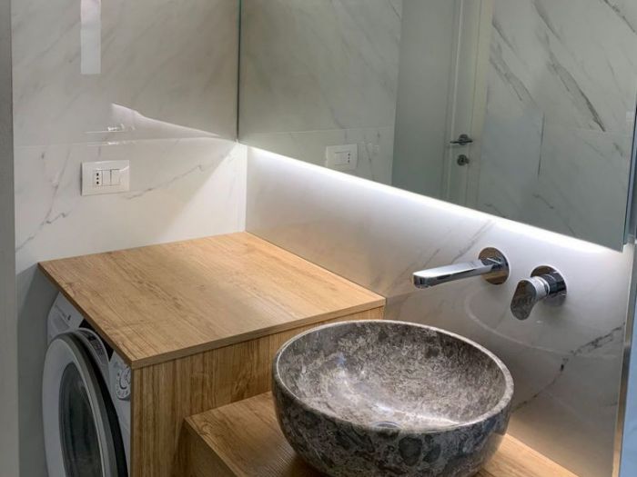 Archisio - Gianluca Chiocca Design - Progetto Ristrutturazione appartamento 65mq milano