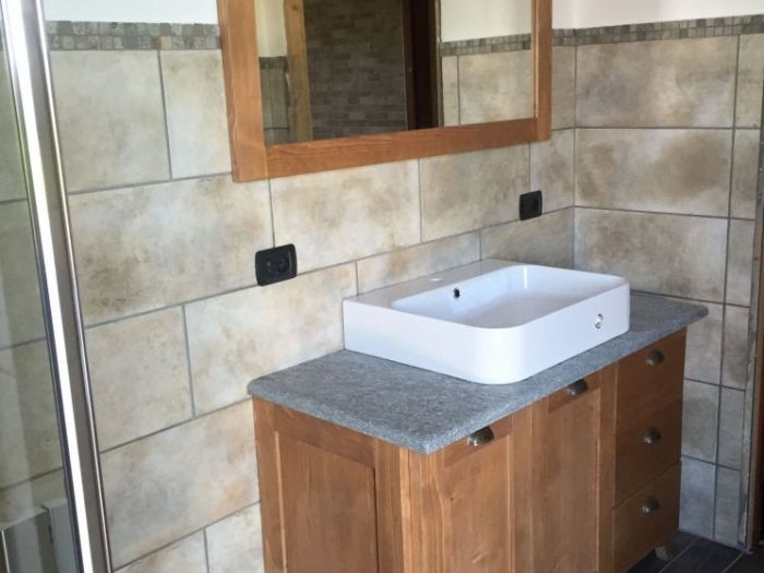 Archisio - Falegnameria Antiquarte Di Moscariello Pier - Progetto Arredo bagno in legno