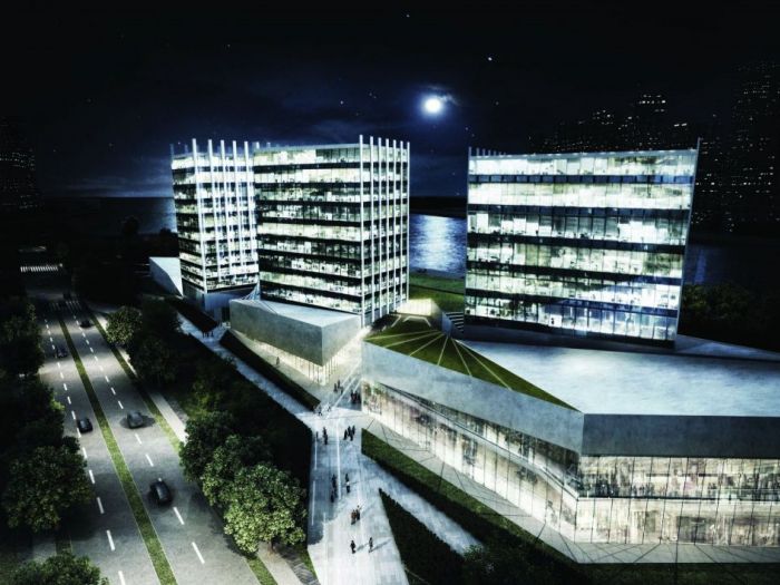 Archisio - Plasma Studio - Progetto Huafa square planning