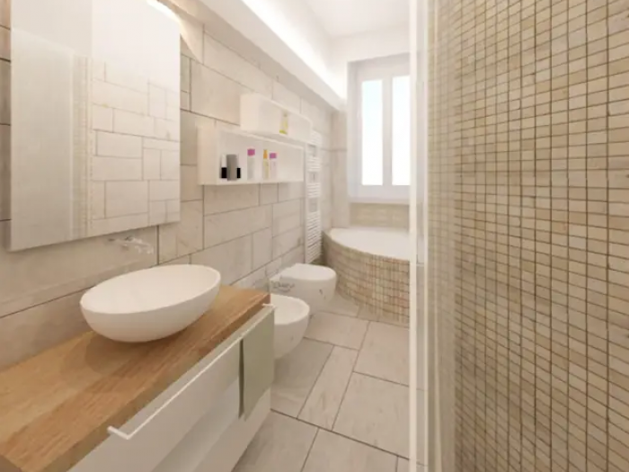 Archisio - Azzurra Lorenzetto - Progetto Due camere e un living in 70 mq