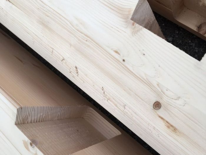 Archisio - Bclegno - Progetto Ville bifamilari struttura a telaio legno lamellare cert Fsc e pefc