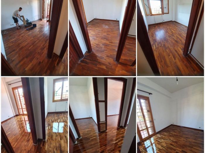 Archisio - Parquettista Roma - Progetto Restauro parquet massello con levigatura e verniciatura
