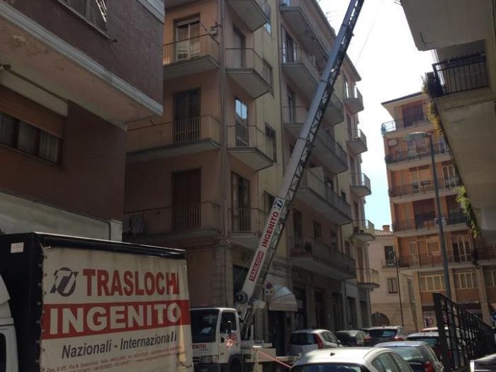 Archisio - Traslochi Ingenito - Progetto scala montacarichi