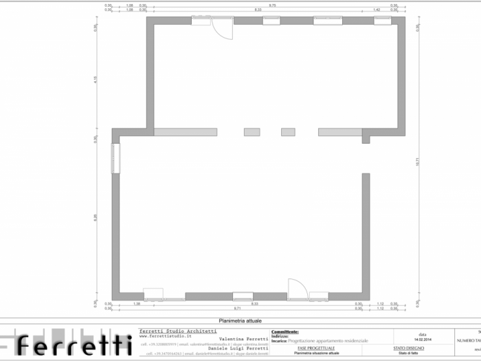 Archisio - Studio Ferretti - Progetto Appartamento privato
