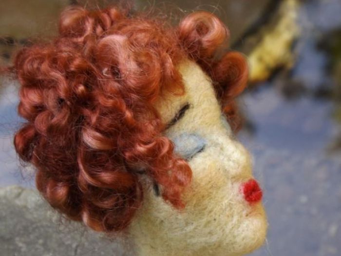 Archisio - Pupillae Art Dolls - Progetto Bambole di feltro mermaid doll