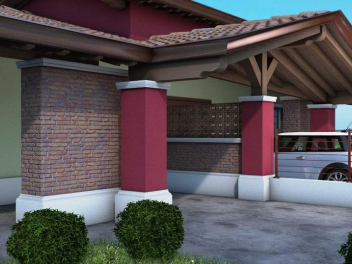 Archisio - Studio Di Progettazione Ph09 - Progetto Bifamiliare country