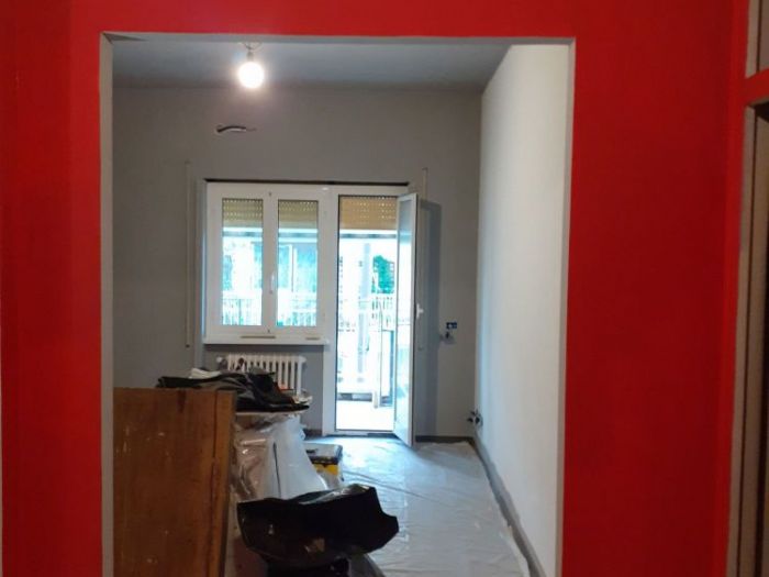 Archisio - Mani Srl Ristrutturazini - Progetto Ristrutturazione completa di un appartamento sito in roma zona aurelio con tanto gioco di colori