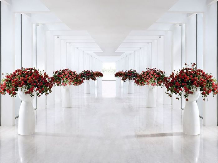 Archisio - Jupiter International srl - Progetto Set arrangement - composizioni floreali