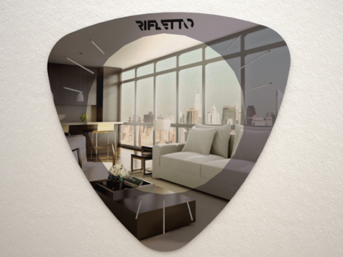 Archisio - Rifletto Specchi In Acciaio Inox - Progetto Triangolo