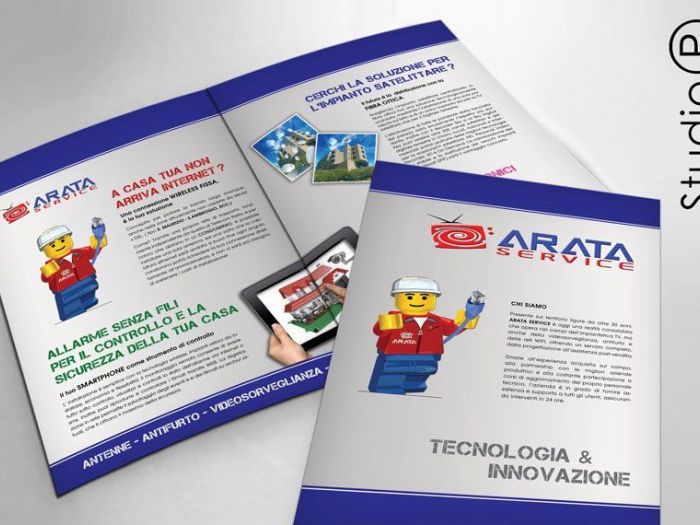 Archisio - Studiop Luca Porcu Design - Progetto Graphic brochure e pieghevoli