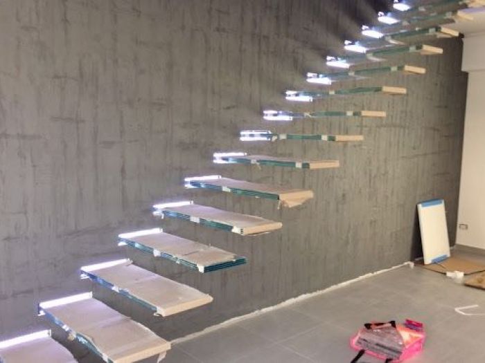 Archisio - Creative Glass Art - Progetto Scale in vetro