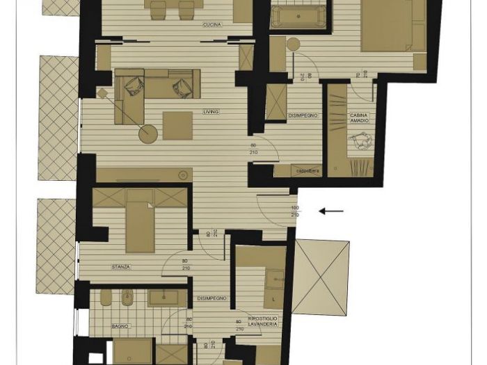 Archisio - Studio82 - Progetto Ristrutturazione appartamento siderno