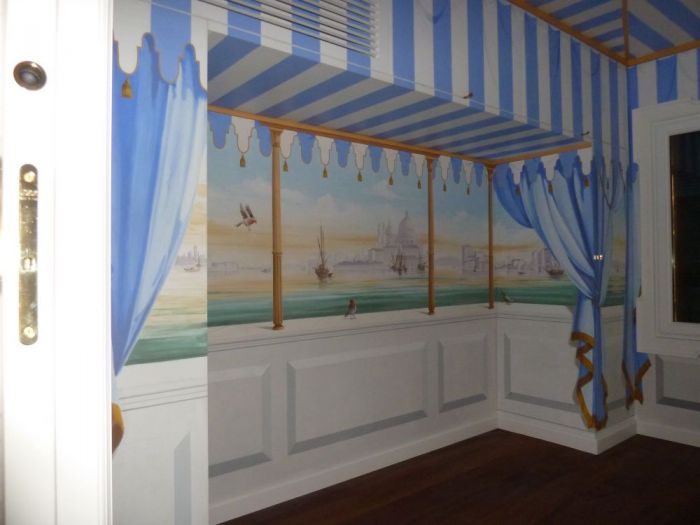 Archisio - Erica De Rosa - Progetto Trompe loeil con laguna veneziana