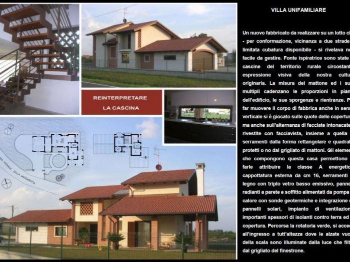 Archisio - Paolo Ceridono - Progetto Nuova villa unifamiliare