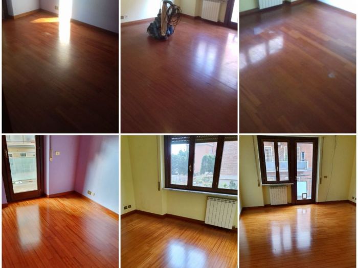 Archisio - Parquettista Roma - Progetto Restauro parquet massello con levigatura e verniciatura