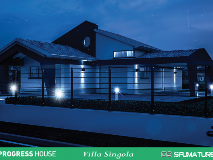 Archisio - Studiop09 - Progetto Villa 09 sfumature di grigio