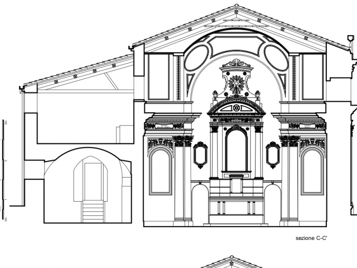 Archisio - Maurizio Loi - Progetto Rilevo della chiesa della madonna del carmine
