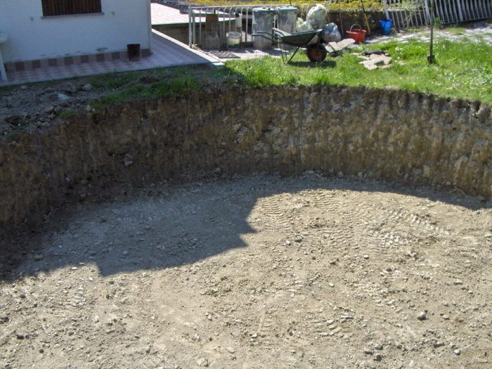 Archisio - Escavazione Musso - Progetto Pavimentazione autobloccanti piscine e lesterno e muri a secco