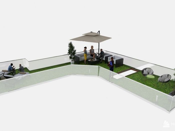 Archisio - Zoe Home Studio - Progetto Allestimento terrazzo in piazza castello