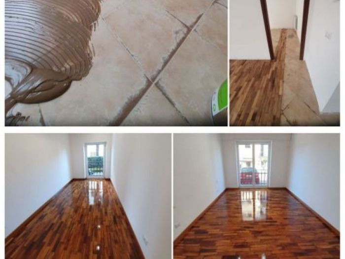 Archisio - Parquettista Roma - Progetto Restauro parquet massello con levigatura e verniciatura