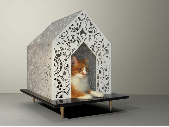 Archisio - Alessandra Fagnani Architetto - Progetto el me cagneto - cuccia da interni per cani e gatti