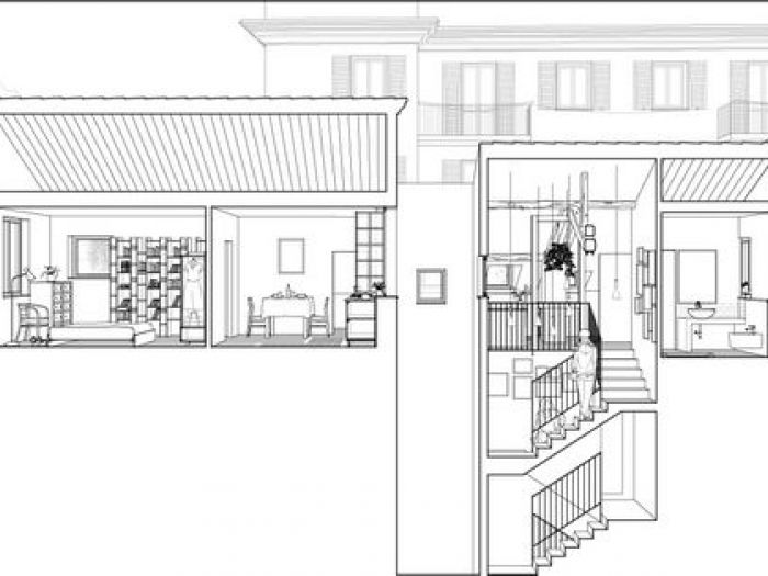 Archisio - Alessandro Eletto - Progetto Vrg attico in centro storico