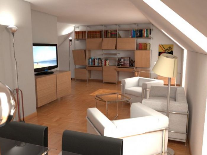 Archisio - Antonella Favalli - Progetto Mansarda in germania