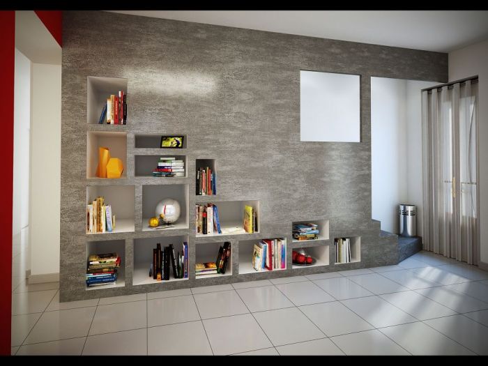 Archisio - Maria Luisa Marsano - Progetto Libreria con scala annessa