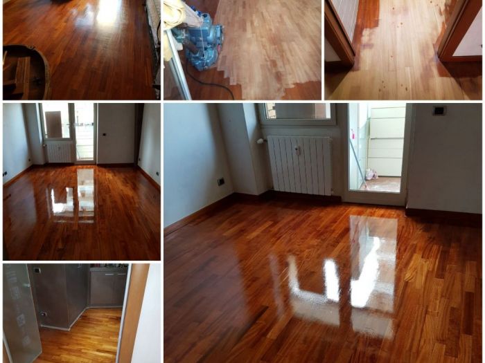 Archisio - Parquettista Roma - Progetto Restauro parquet massello con levigatura e verniciatura