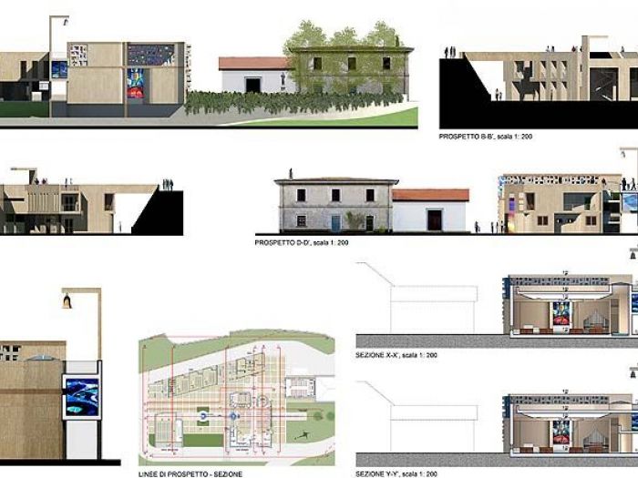 Archisio - Ruggero Lenci - Progetto Chiesa parrocchiale di s M Goretti