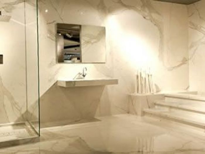 Archisio - Navoni Marmi - Progetto Pavimenti in marmo granito e gres porcellanato
