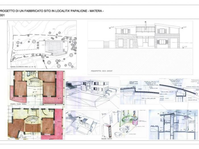 Archisio - Marco Pagano - Progetto Planimetria 2001