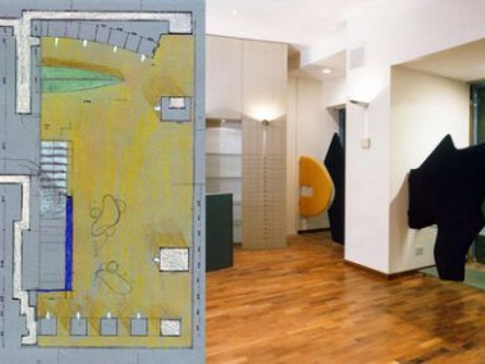 Archisio - Leolab - Progetto Negozio di ottica siroki 1