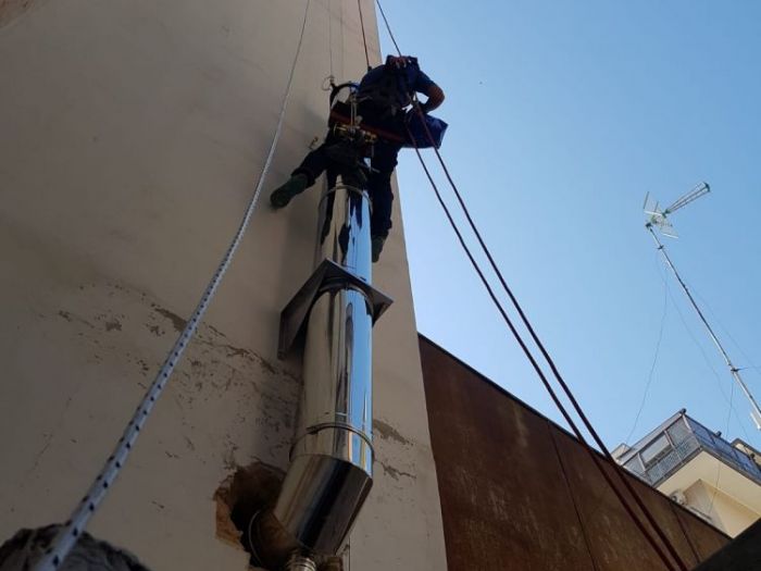 Archisio - Tommaso Galtieri - Progetto Montaggio canne fumarie