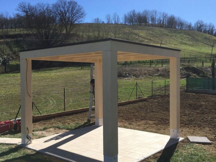 Archisio - Codeluppi E Rossi Snc - Progetto Gazebo a cubo