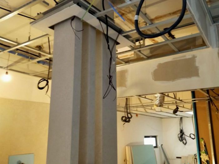 Archisio - Michele Gallo - Progetto Tubazione faretti e strip led sotto al soffitto