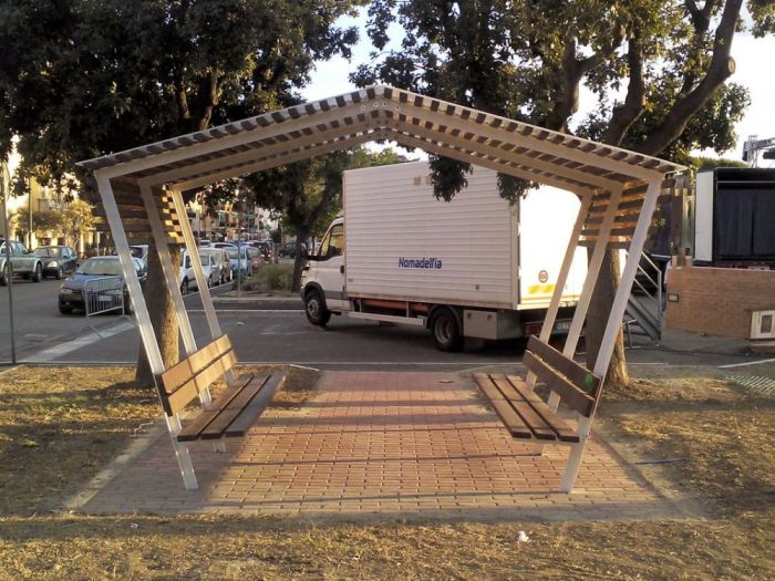 Archisio - Casba Architetturadesign - Progetto Pensiline gazebo dehors