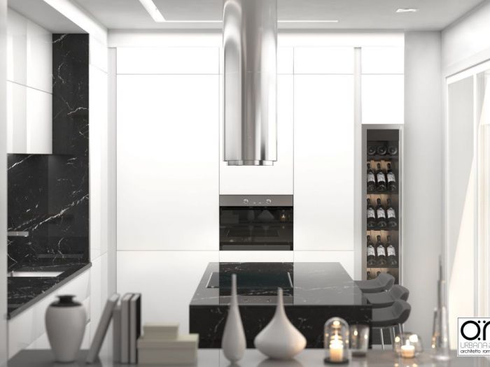 Archisio - Roma Patrizio - Progetto Progetto residenziale mq80 roma tomba di nerone 2019 renderings