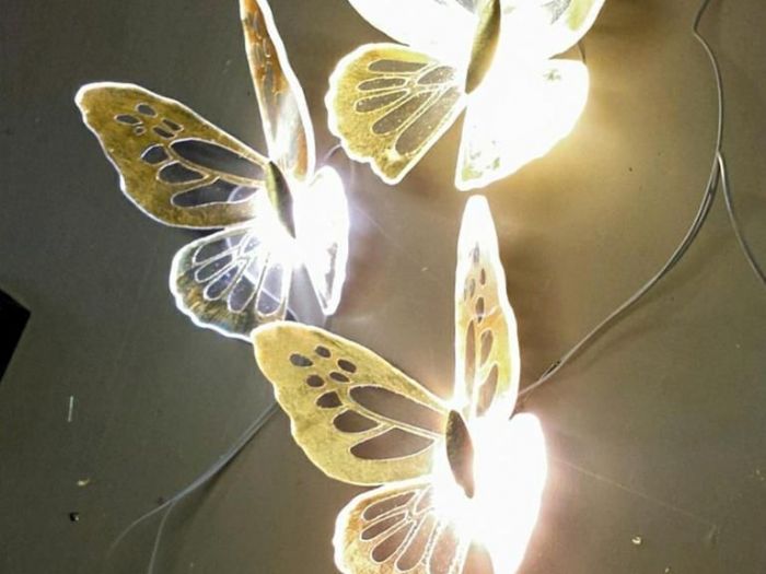 Archisio - Vala Lampade - Progetto Lampade farfalle