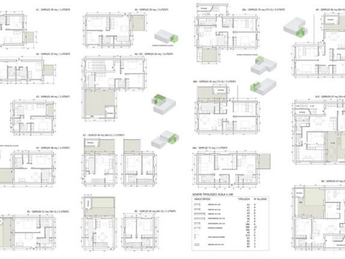 Archisio - Andrea Stipa - Progetto Concorso internazionale vivere a milano - quartiere residenziale a milano 2 premio