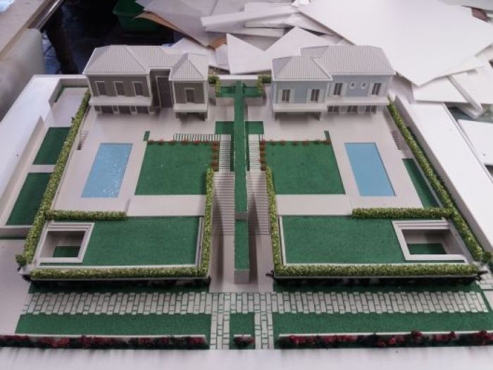 Archisio - Plastici Rocchi - Progetto Ville milano marittima