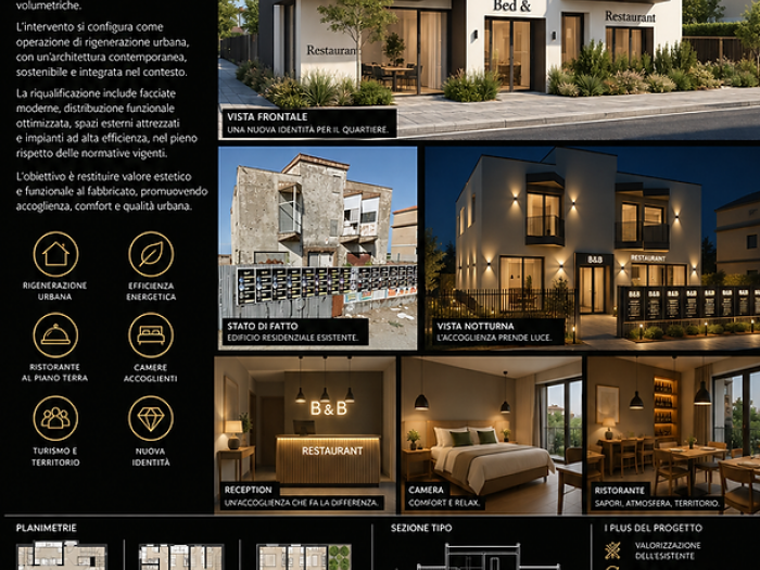 Archisio - Lorenzo De Zanni - Progetto Bed and restaurant