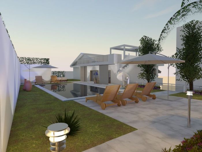 Archisio - Stiffi Francesco Architetto - Progetto Costruzione di una villa con piscina