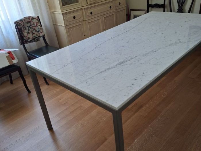 Archisio - Sadepa Marmi - Progetto Tavolo bianco carrara