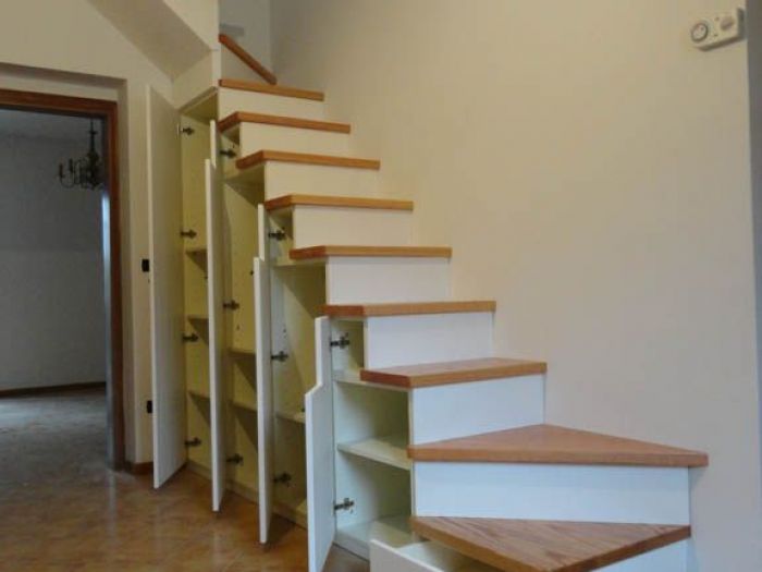 Archisio - Melloni Falegnameria - Progetto Scale e soppalchi