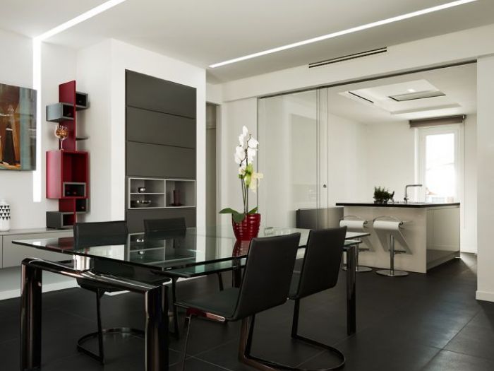 Archisio - Gruppo Castaldi - Progetto Contrasti - progettazione e ristrutturazione di lusso roma eur - 130 mq