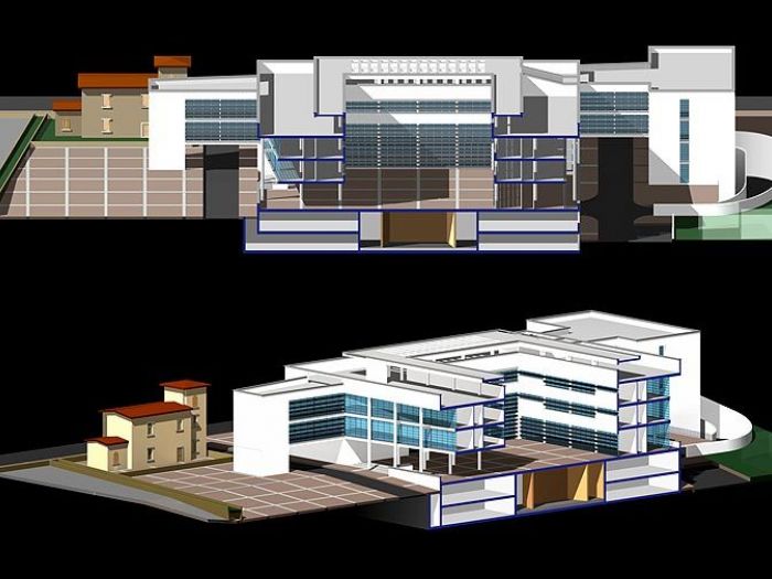 Archisio - Ruggero Lenci - Progetto Concorso per il nuovo municipio di santa marinella